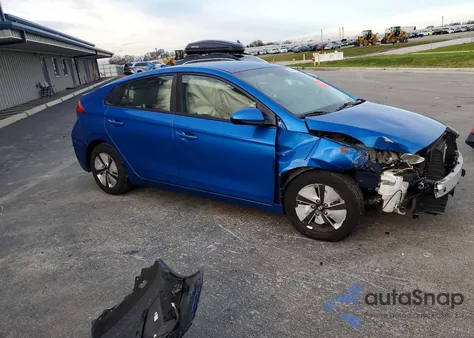 2017 Hyundai Ioniq Blue from USA, damaged, VIN KMHC65LC8HU031639